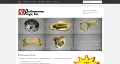 Desktop Screenshot of performance-forge.com
